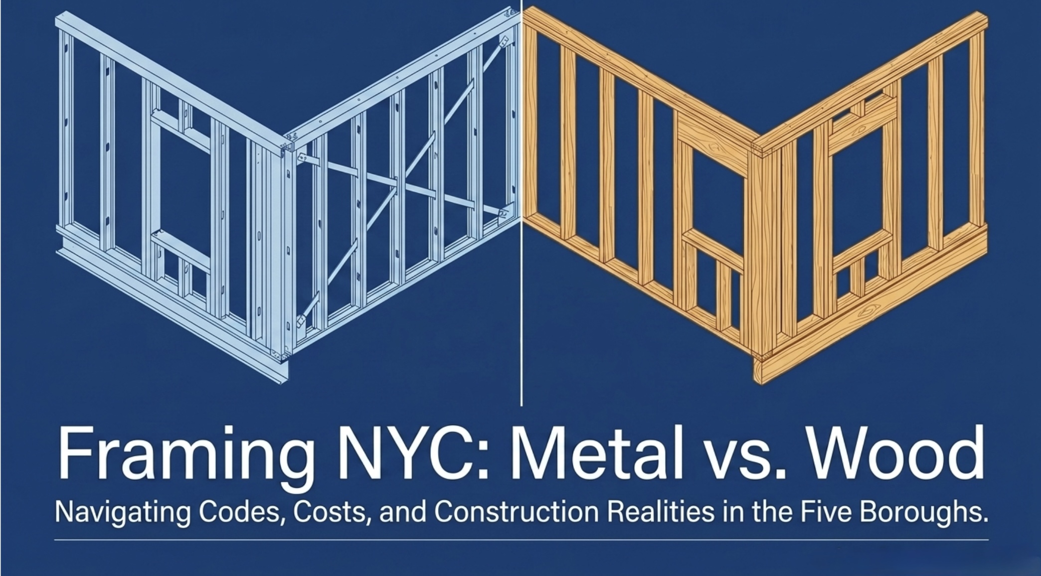 Metal Stud Framing vs Wood Framing: What's Best for NYC Projects?
